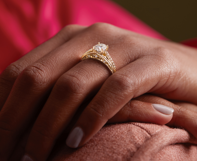 Custom engagement ring